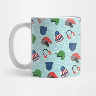 Winter Hats Pattern Mug